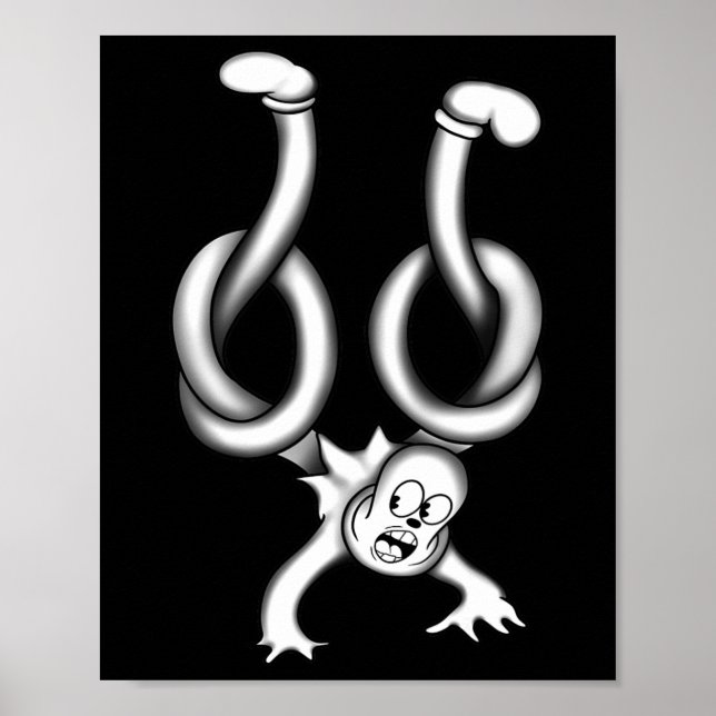 Affiche Le fantôme clown s'est tordu (Devant)