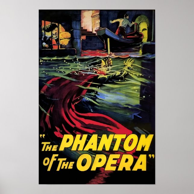 Affiche Le Fantôme de l'Opéra 1925 Film Classique (Devant)