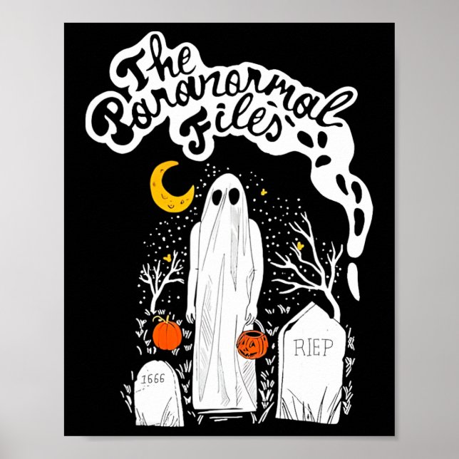 Affiche Le fantôme du cimetière des dossiers paranormal (Devant)
