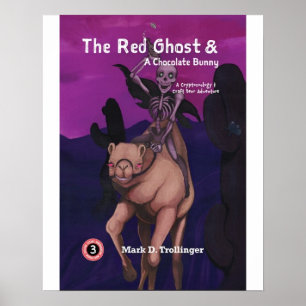 Affiche Le fantôme rouge et un lapin au chocolat - Impress
