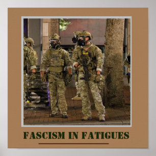 Affiche Le fascisme à Fatigues