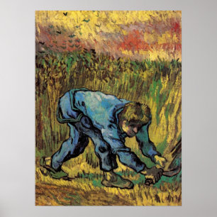 Affiche Le Faucheur à la faucille par Vincent van Gogh