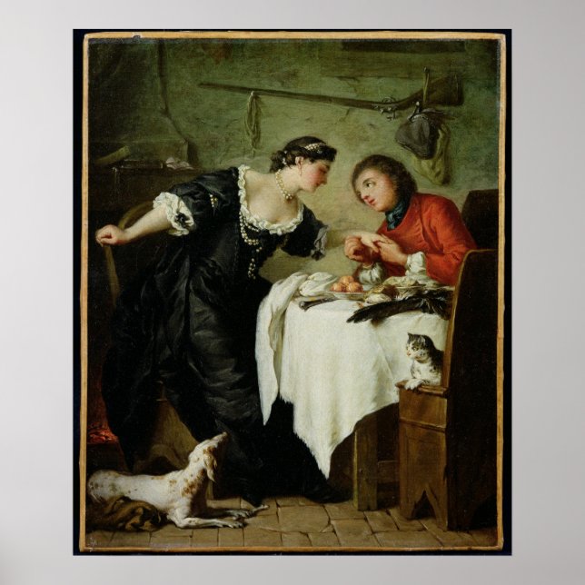 Affiche Le Faucon, des Fables de Fontaine (Devant)