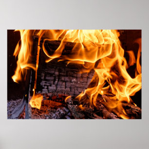 Affiche Le feu