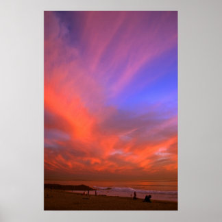 Affiche Le Feu Dans Le Ciel