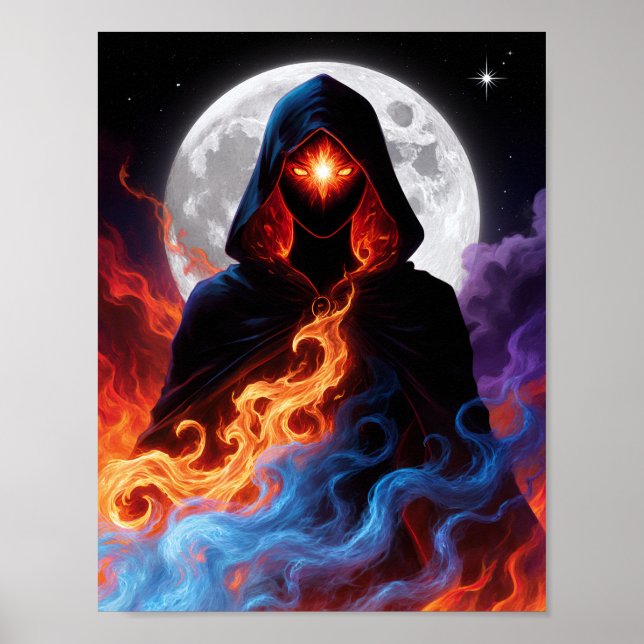 Affiche Le feu du voile (Devant)