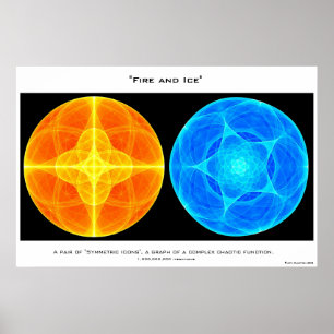 Affiche Le feu et glace