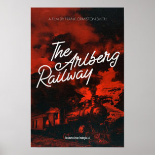 Affiche Le film classique de 1906 sur la ligne de chemin d