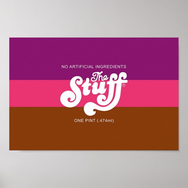 Affiche Le film d'horreur Stuff (Devant)