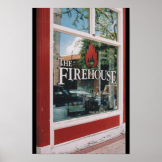 Affiche Le Firehouse Bar dans le centre-ville d'Athènes, G