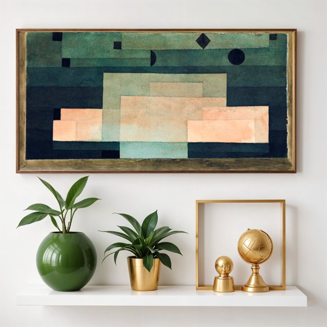 Affiche Le firmament au-dessus du temple (1922) par Paul K (Créateur téléchargé)