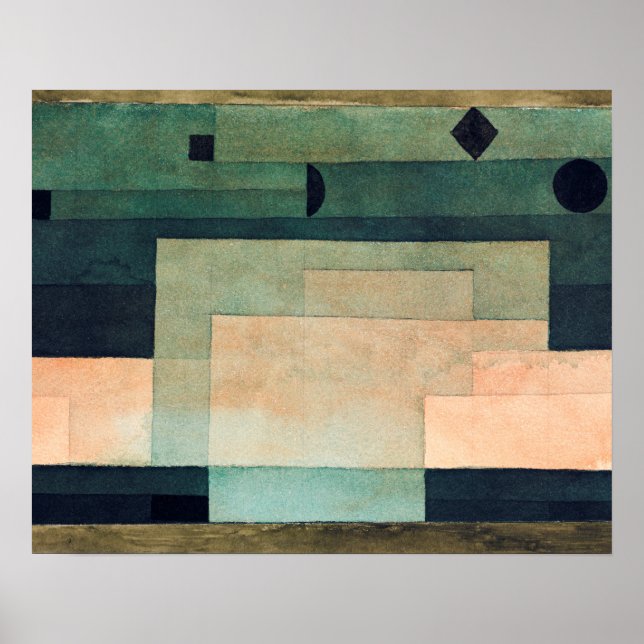 Affiche Le firmament au-dessus du temple (1922) par Paul K (Devant)