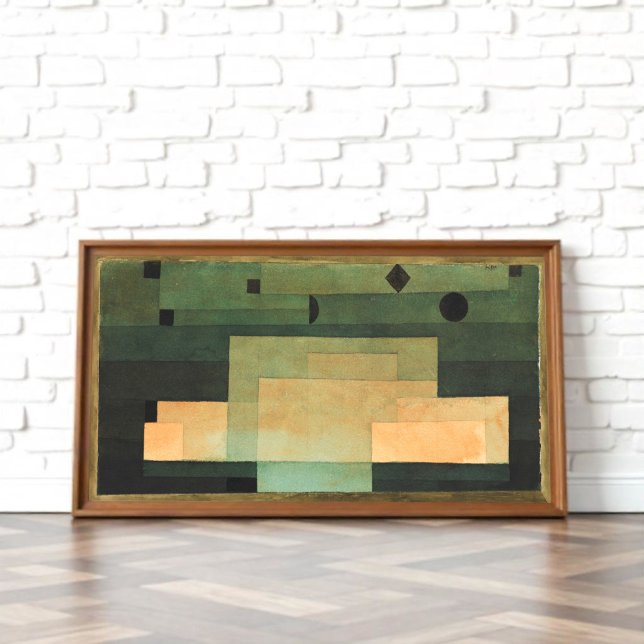 Affiche Le firmament au-dessus du temple, Paul Klee Art (Créateur téléchargé)