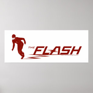 Affiche Le Flash Logo du nom du super héros