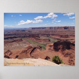 Affiche Le fleuve Colorado depuis le parc national de Hors
