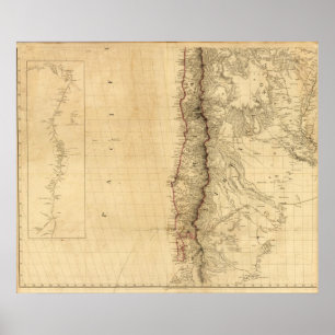 Affiche Le fleuve Oricono, Venezuela, Colombie