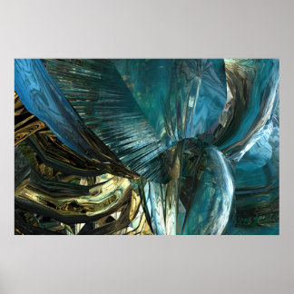 Affiche Le flux d'or