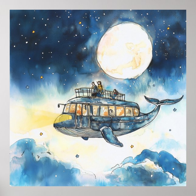 Affiche Le Flying Whale Bus (Devant)