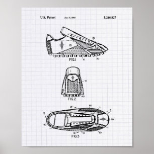 Affiche Le football chausse l'art de 1993 brevets - Peper