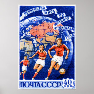 Affiche Le football de CCCP