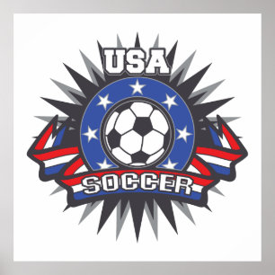 Affiche Le football des Etats-Unis