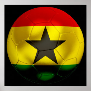 Affiche Le football du Ghana