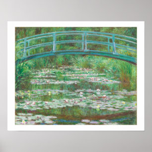AFFICHE "LE FOOTBRIDGE JAPONAIS" 1899 CLAUDE MONET