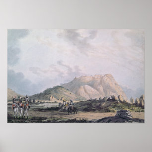 Affiche Le fort de Nandidong pendant le troisième Mysore