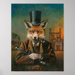 Affiche Le Fox pimpant 10 x copie 12,89