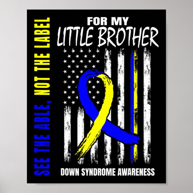 Affiche Le Frère Cadet Syndrome Down Pas De Label Capable  (Devant)