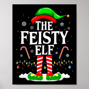 Affiche Le Frisme Elf Xmas Funny Matching Family Group Ch