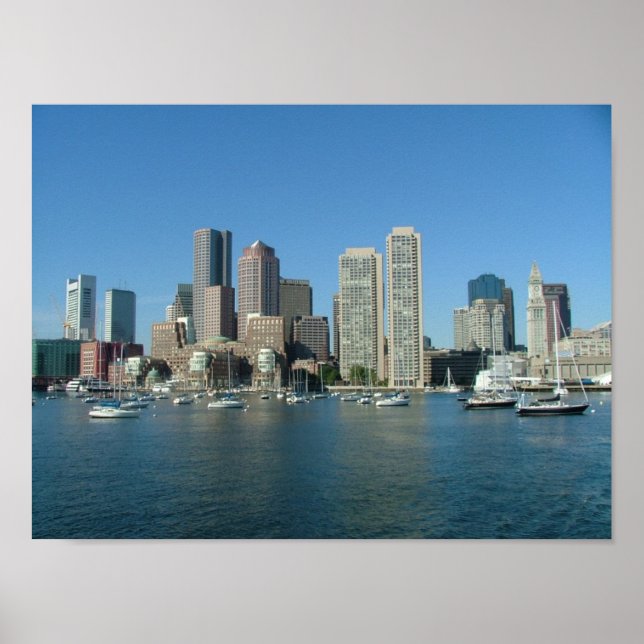 Affiche Le front de mer de Boston (Devant)