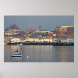 Affiche Le front de mer du Maine de Portland