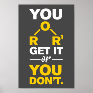 Affiche Le Gag de la chimie, c'est ça ou on n'enseigne pas