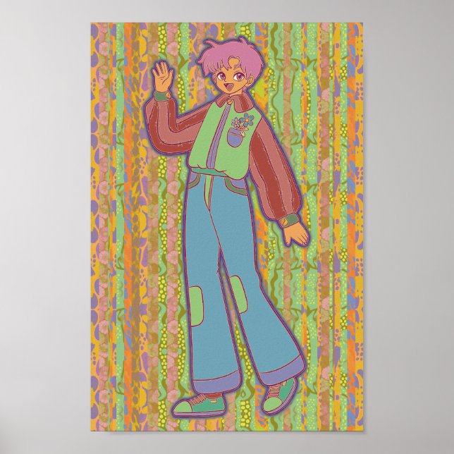 Affiche Le garçon heureux (Devant)