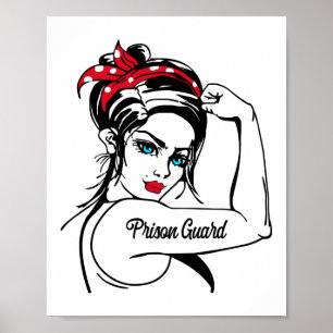 Affiche Le Gardien De La Prison Rosie Le Riveter Pin Up