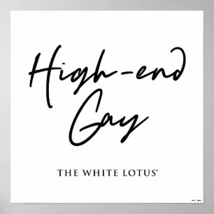 Affiche Le Gay Haut De Gamme - Le Lotus Blanc
