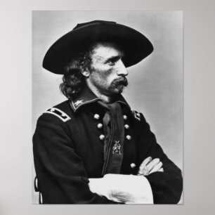 Affiche Le Général Custer - guerre civile