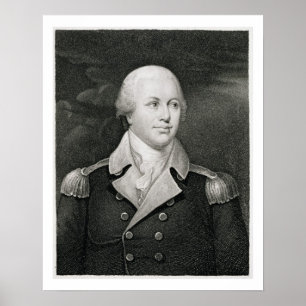 Affiche Le Général principal Nathaniel Greene (1742-86),
