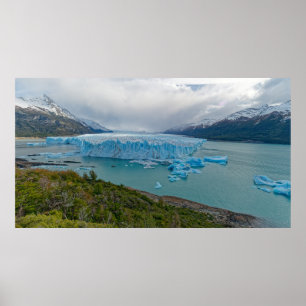 Affiche Le glacier Perito Moreno impressionnant