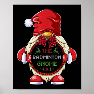 Affiche Le gnome de Badminton correspondant au groupe fami