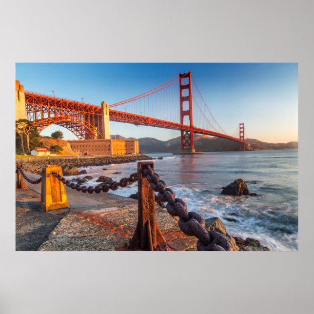 Affiche Le Golden Gate Bridge De Fort Point (Devant)
