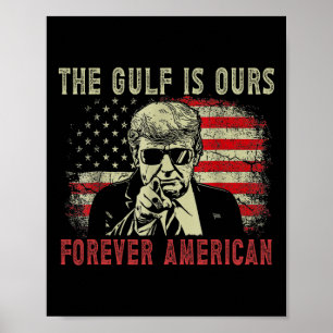 Affiche Le Golfe est notre drôle Trump 2024 qui prend l'Am