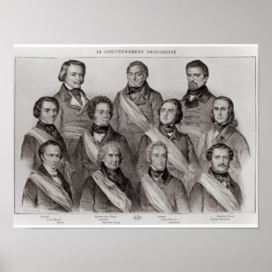 Affiche Le gouvernement provisoire de 1848