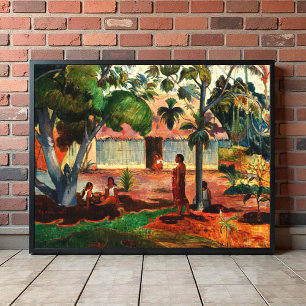 Affiche Le grand arbre (1891) par Paul Gauguin