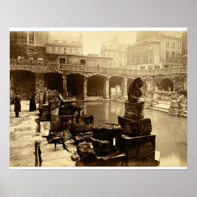 Affiche Le Grand Bain Romain, Bain (photo b/w) (Devant)