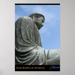 Affiche Le Grand Bouddha à Kamakura