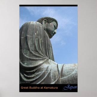Affiche Le Grand Bouddha à Kamakura