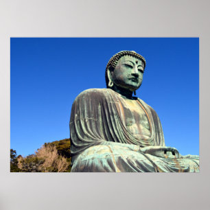 Affiche Le Grand Bouddha : Kamakura, Japon