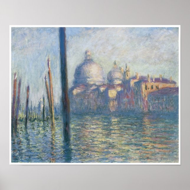Affiche Le Grand Canal, Claude Monet (Devant)